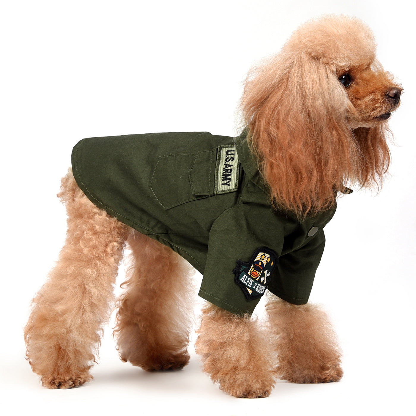 Asher Military Polo Shirt Green