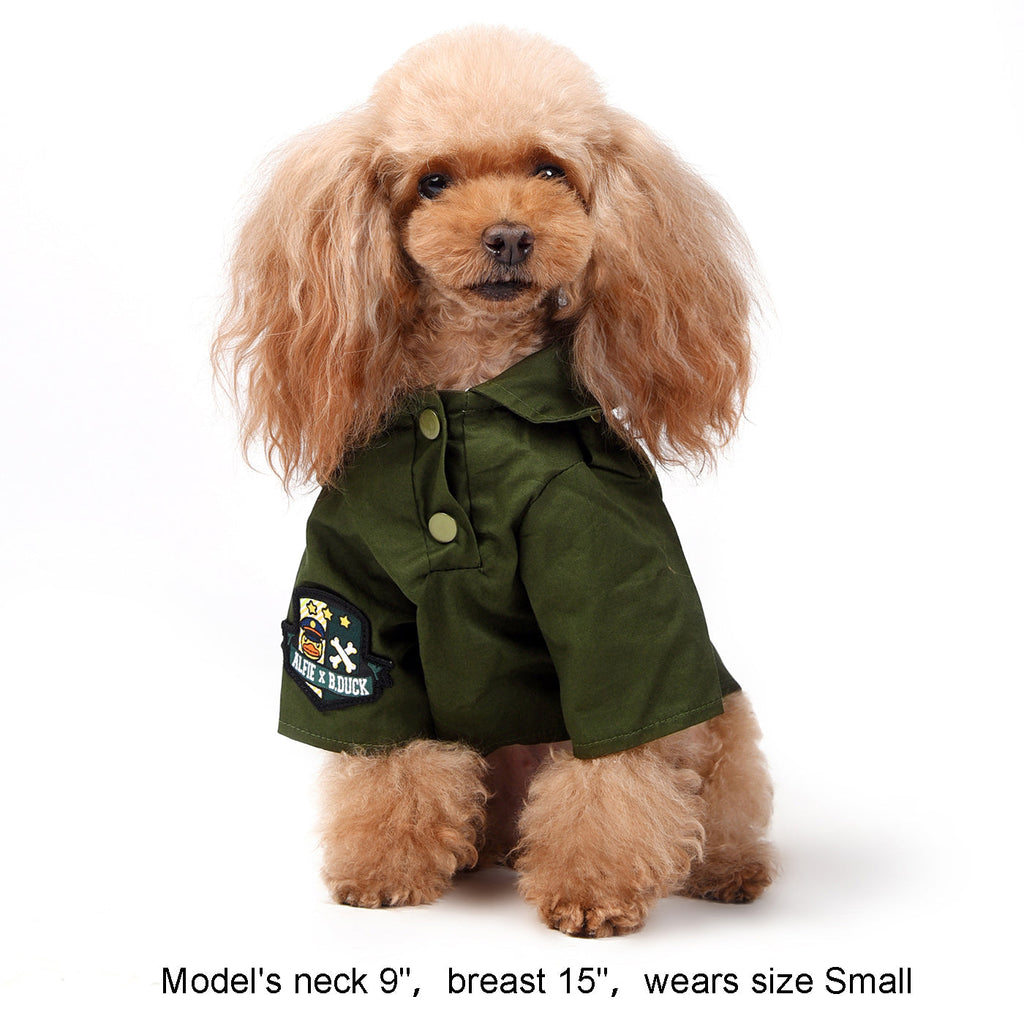 Asher Military Polo Shirt Green