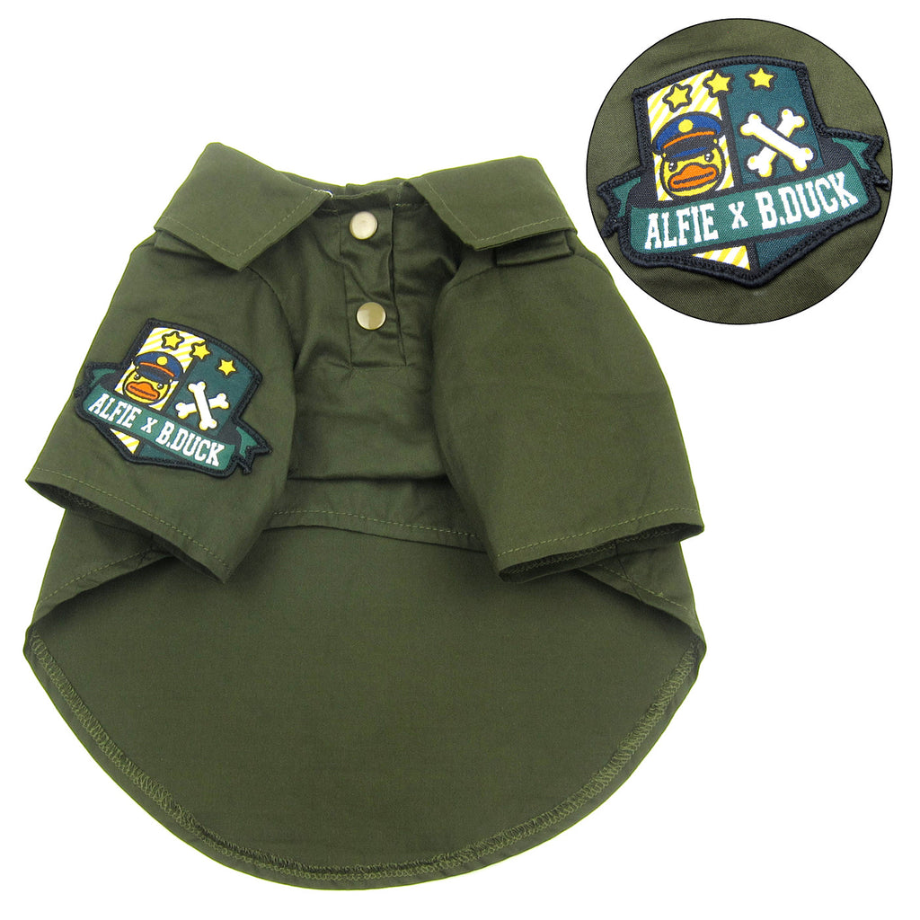 Asher Military Polo Shirt Green