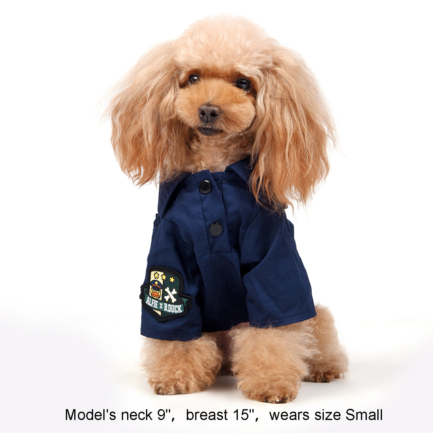 Asher Military Polo Shirt Navy