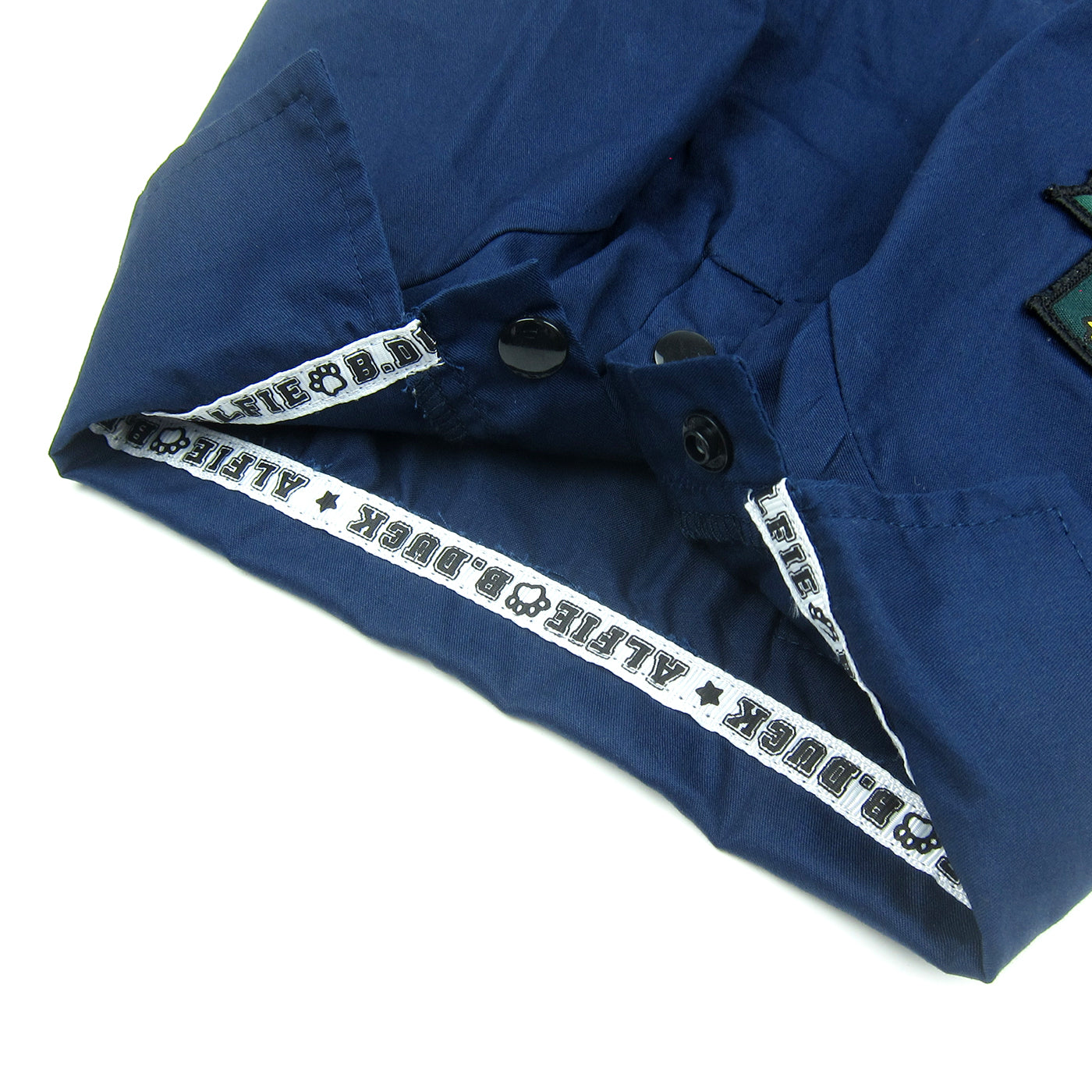 Asher Military Polo Shirt Navy