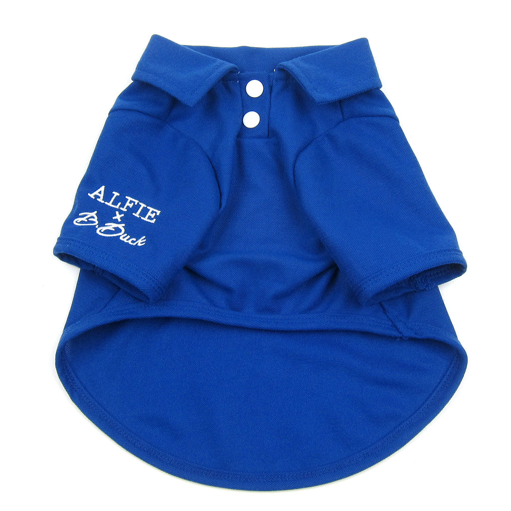 Jason Solid Polo Shirt Blue