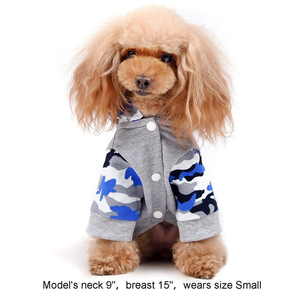 Maddox Military Hoodie Blue