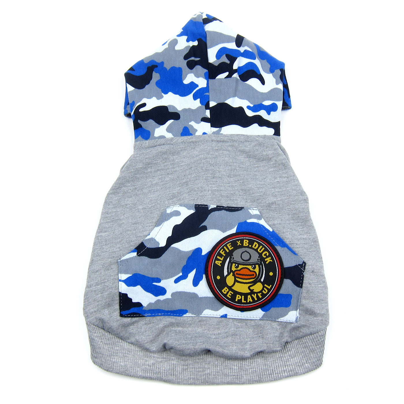 Maddox Military Hoodie Blue