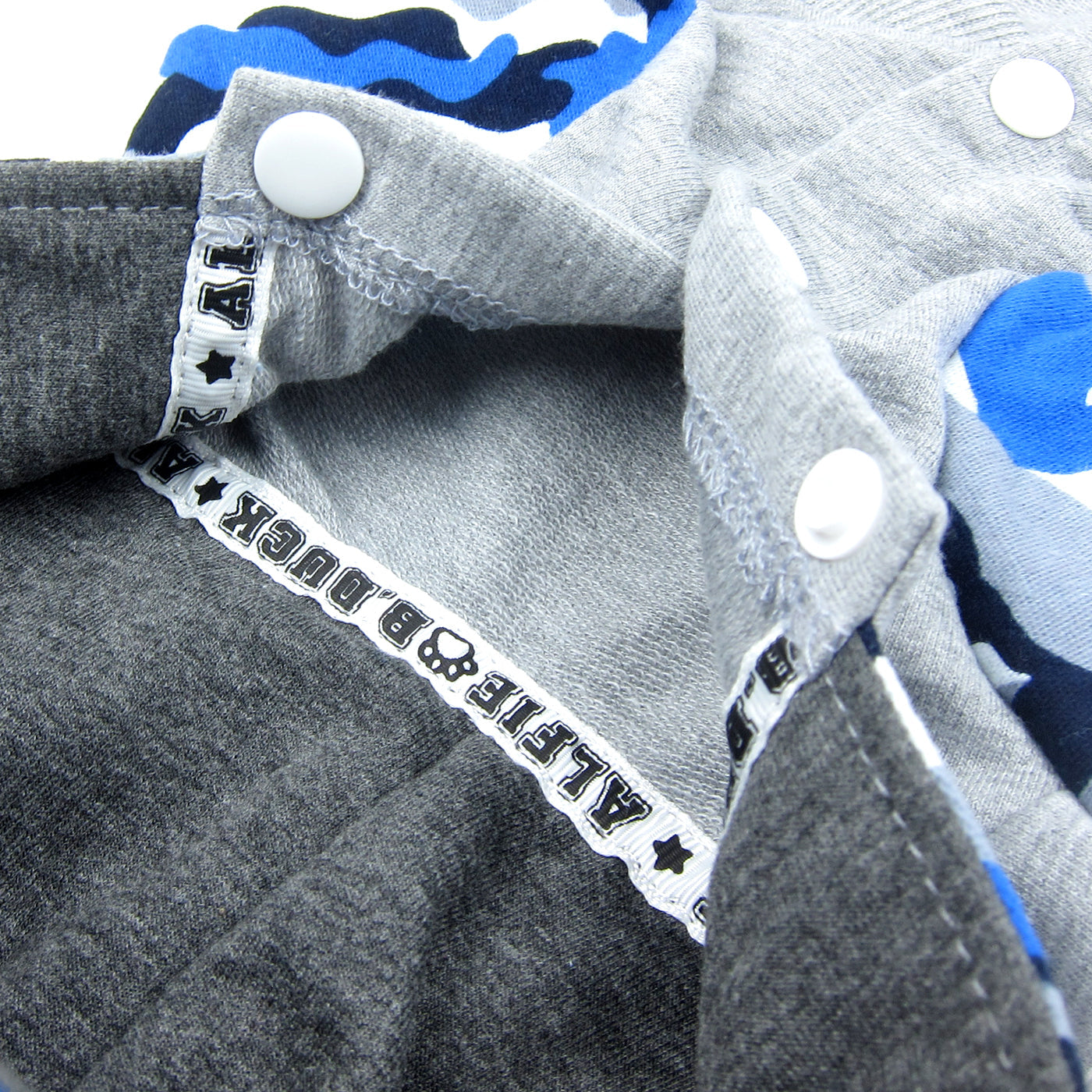 Maddox Military Hoodie Blue