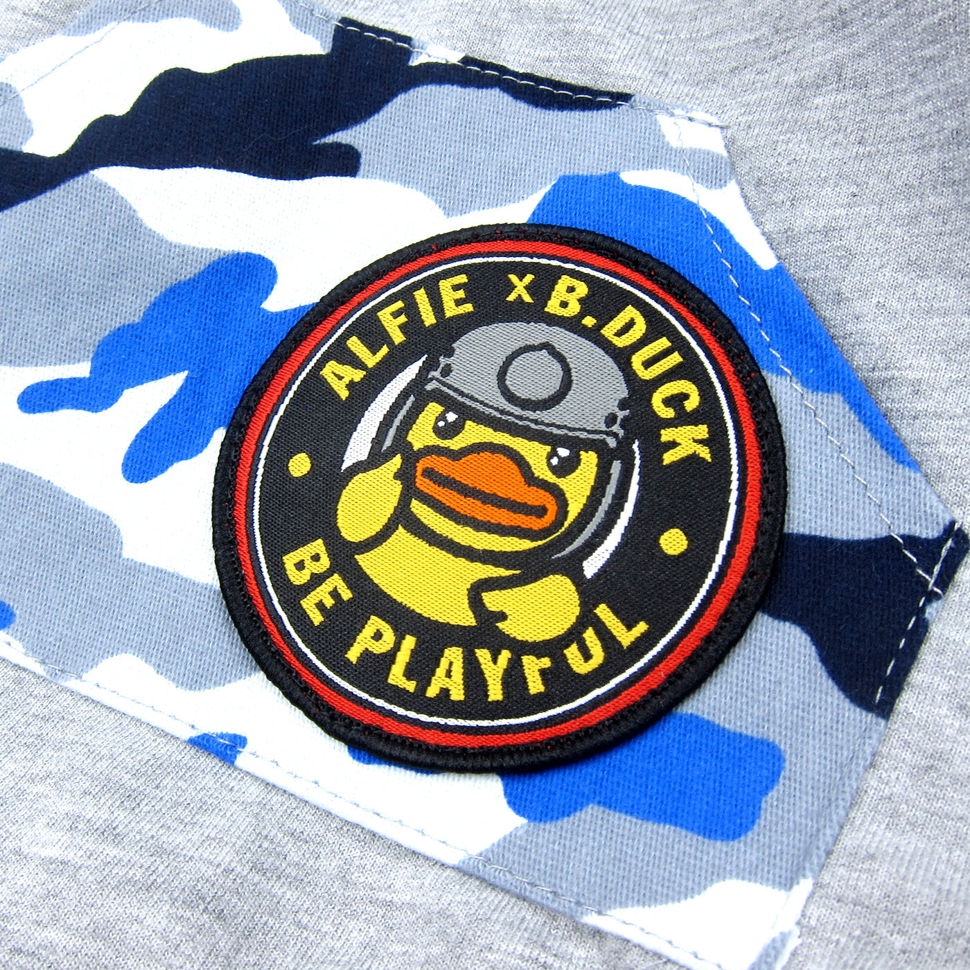 Maddox Military Hoodie Blue