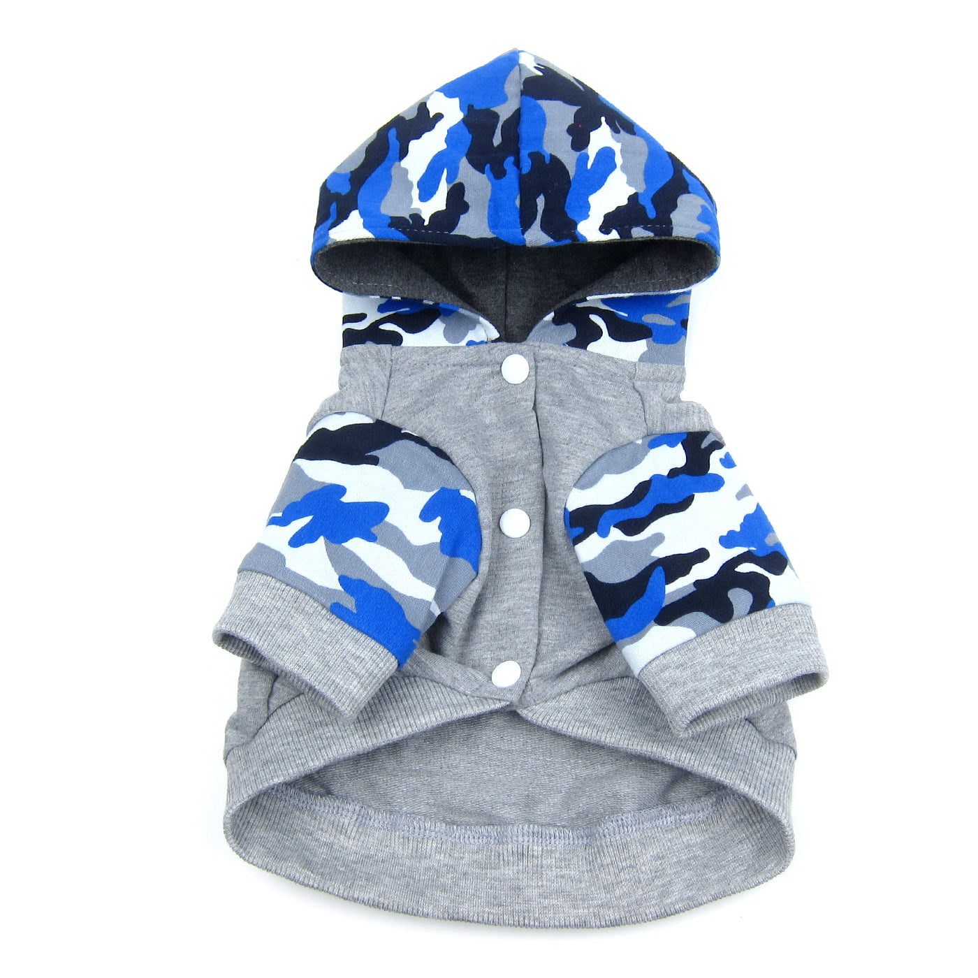 Maddox Military Hoodie Blue