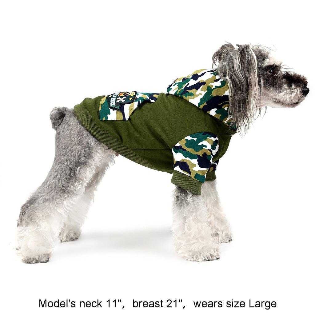 Maddox Military Hoodie Green