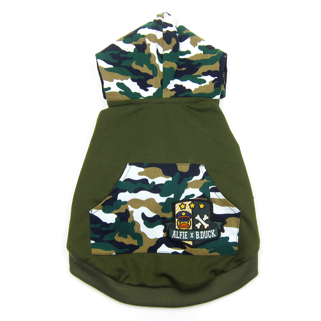Maddox Military Hoodie Green