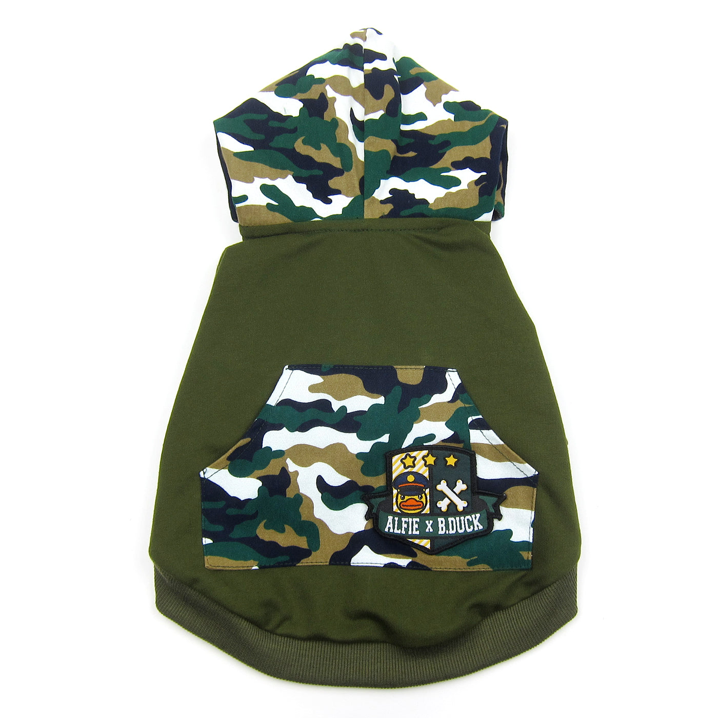 Maddox Military Hoodie Green