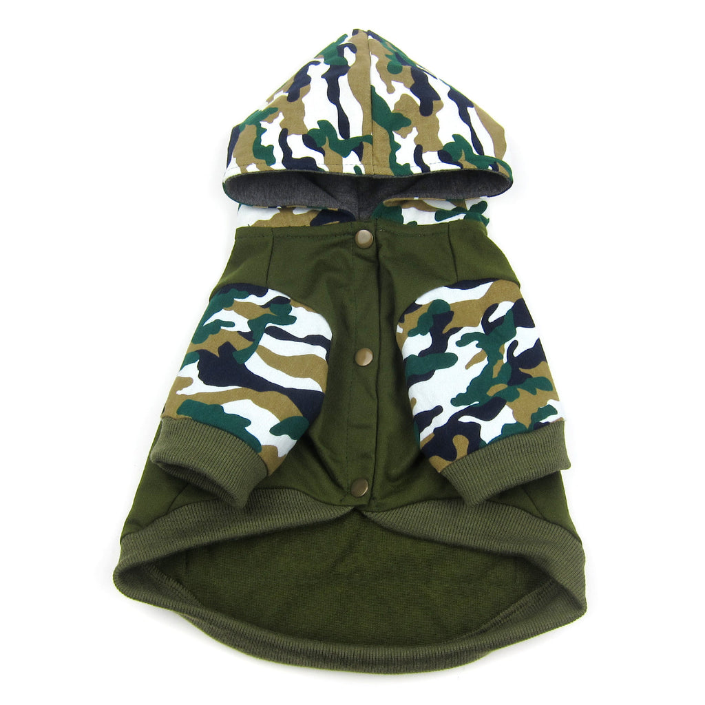 Maddox Military Hoodie Green