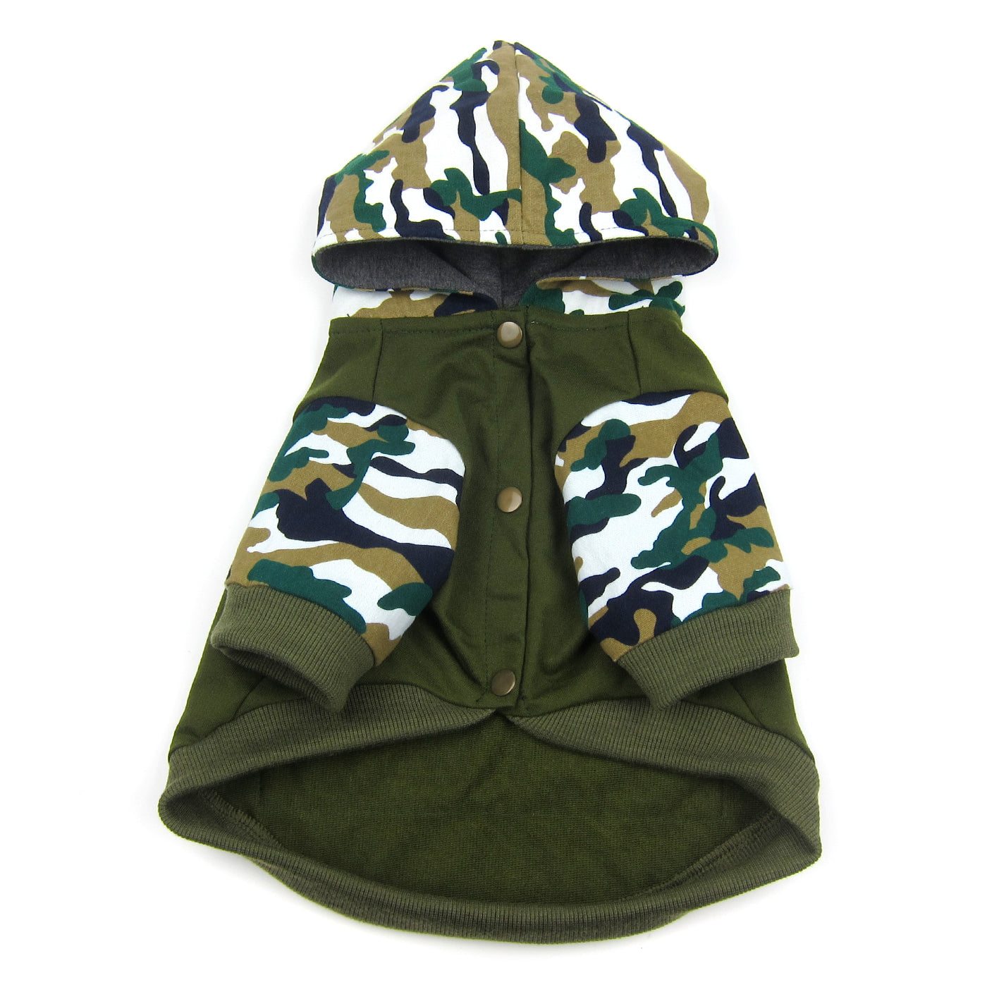 Maddox Military Hoodie Green