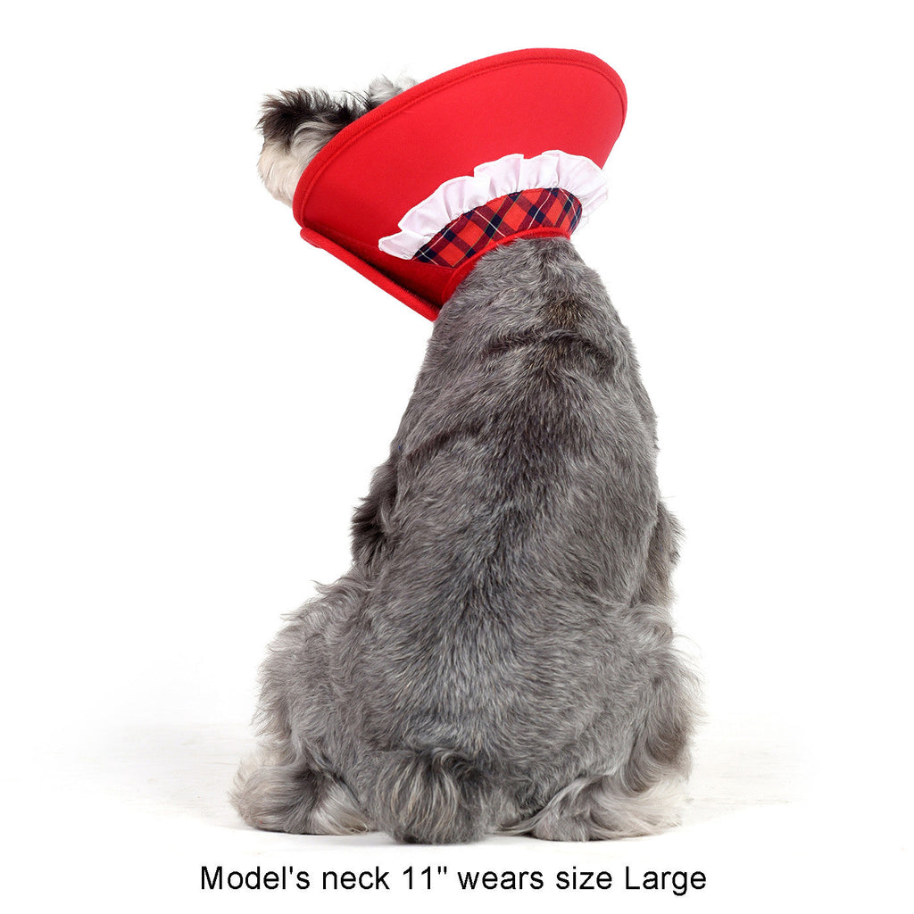 Candace Soft Recovery Collar Red