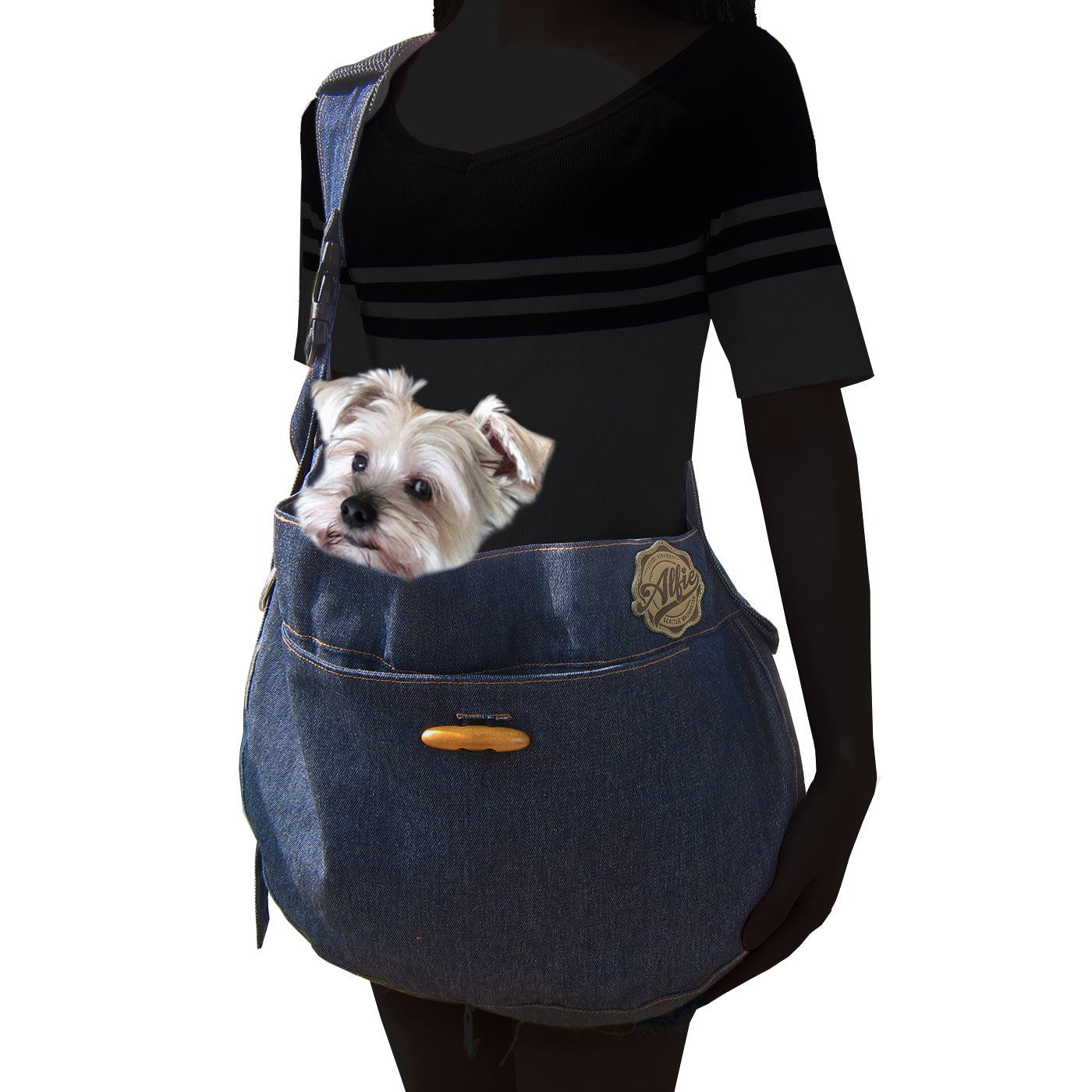 Lucian Denim Pet Sling Carrier