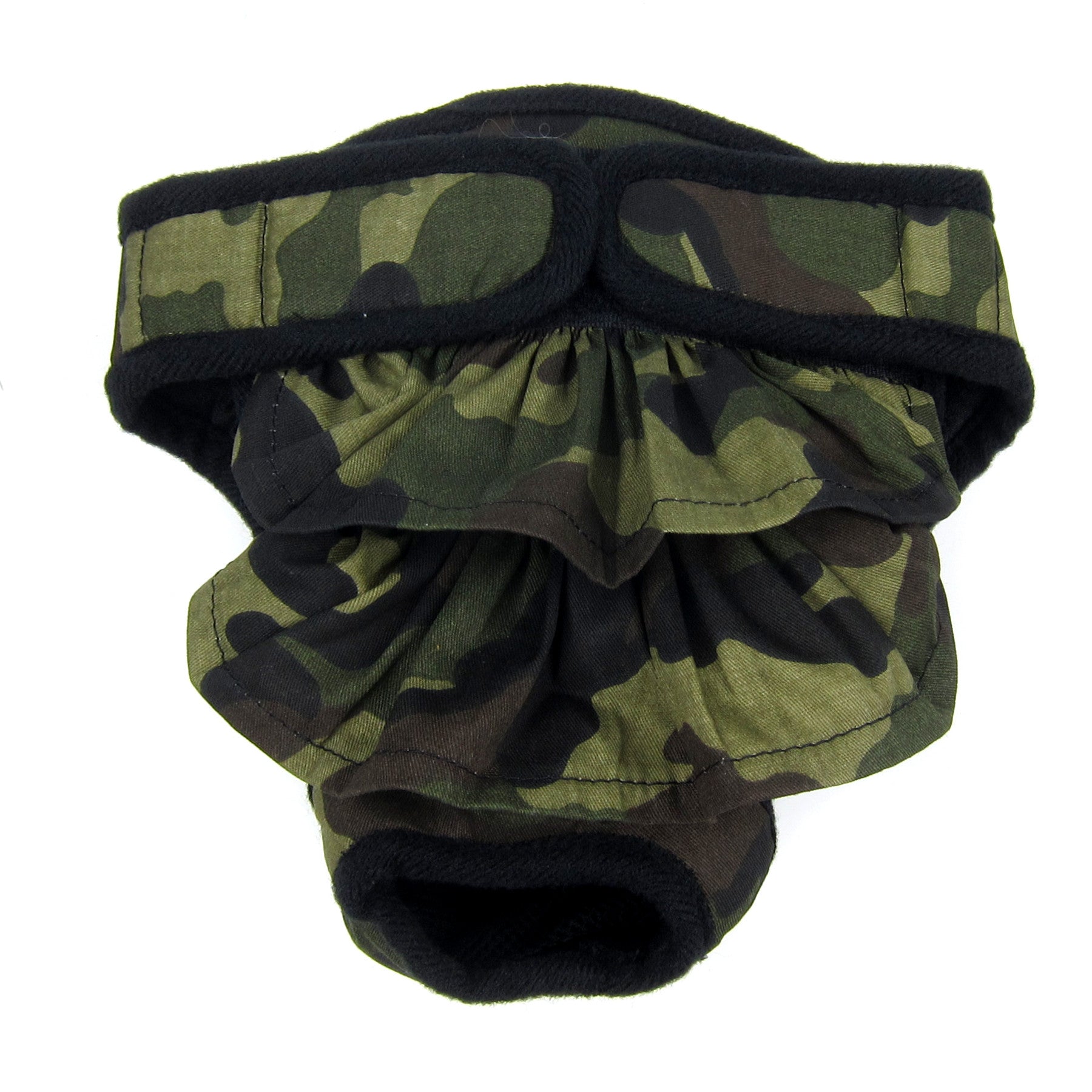 Maxine Sanitary Pantie with Velcro Closure Green