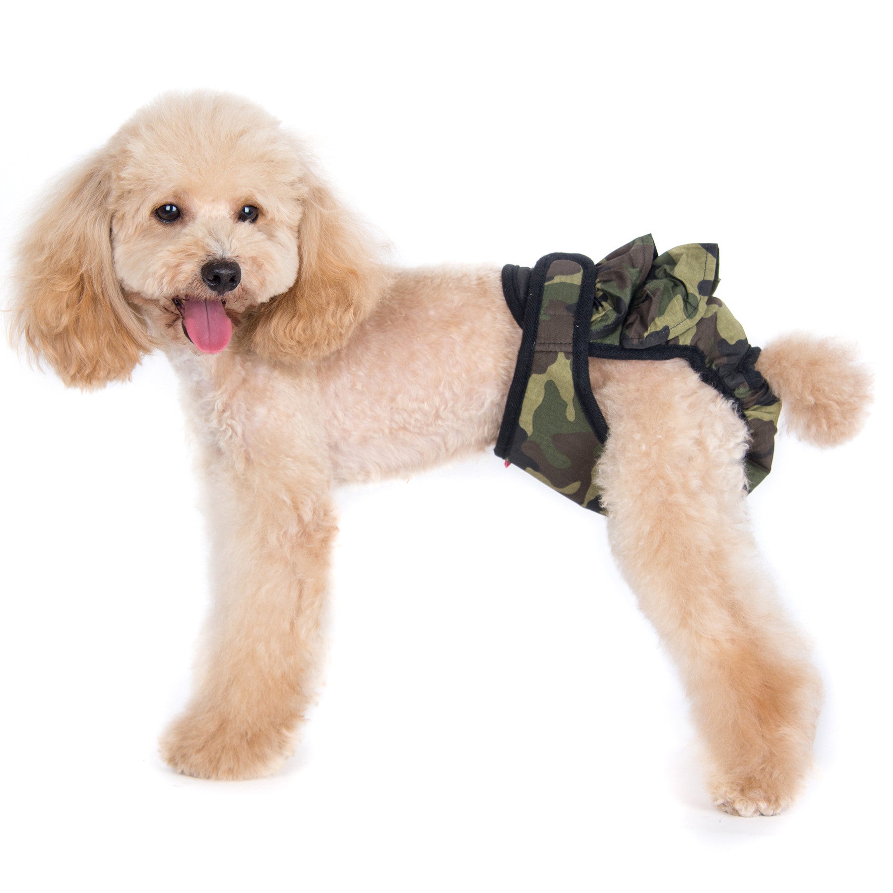 Maxine Sanitary Pantie with Velcro Closure Green