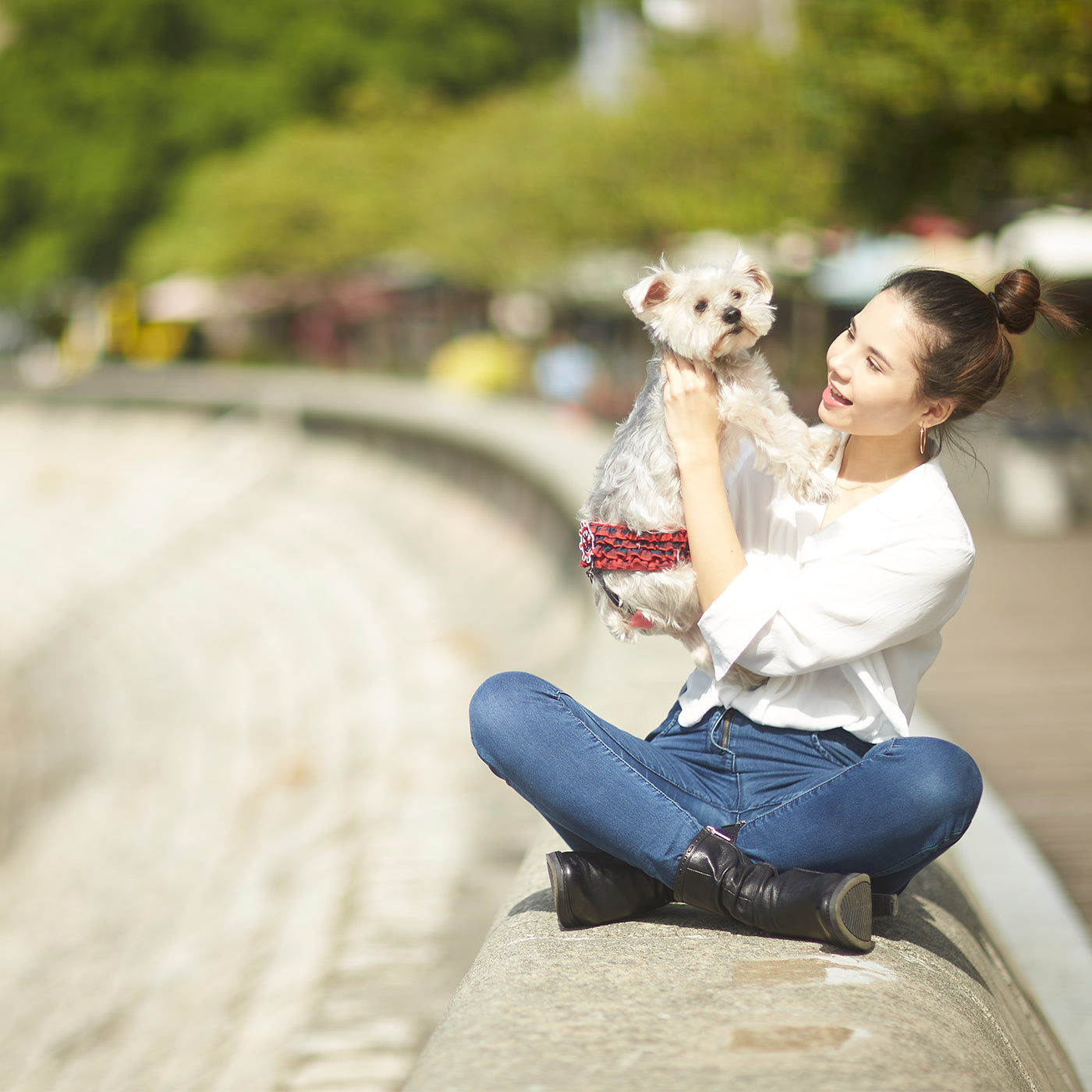 Mia Sanitary Pantie Red Plaid