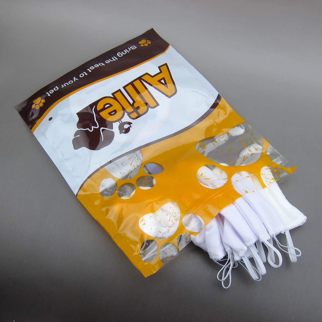 Avent and Walton Cotton Pet Dental Finger Brush - Size: 10-Piece Set